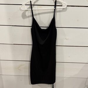 PrettyLittleThing Black Strappy Dress